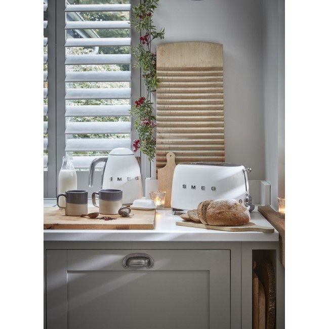 Smeg 50's Style Toaster TSF01WHMEU White