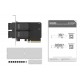 Icy Dock MB312M4P-B interface cards/adapter M.2, PCIe
