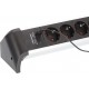 Brennenstuhl 1391040420 power extension 1.8 m 4 AC outlet(s) Indoor Black, Silver