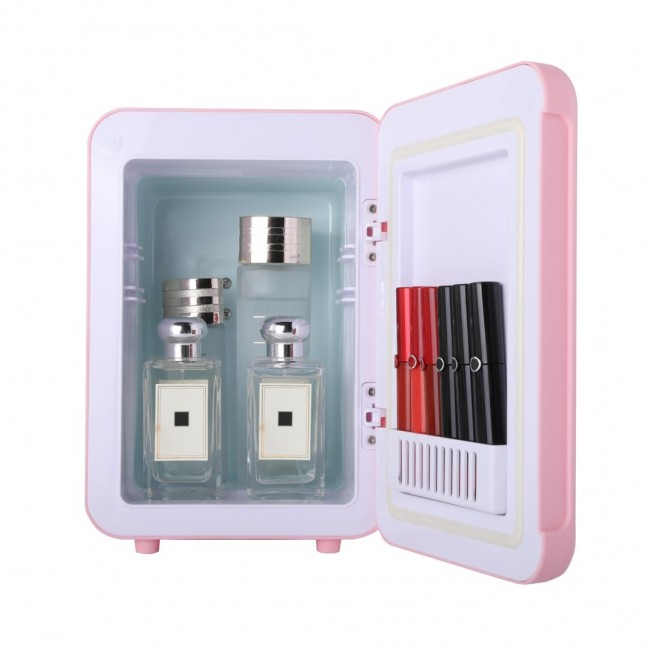 Adler | AD 8084 | Mini Refrigerator | Free standing | Larder | Height 27 cm | Fridge net capacity 4 L | Pink
