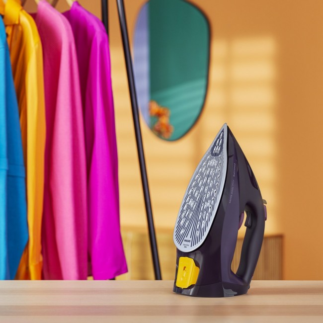 Philips 7000 series DST7061/30 iron Steam iron SteamGlide Elite soleplate 3000 W Purple Philips 7000 series DST7061/30 iron Steam iron SteamGlide Elite soleplate 3000 W Purple