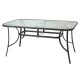 Garden table with glass top NEPTUN 150x90x70 Garden table with glass top NEPTUN 150x90x70