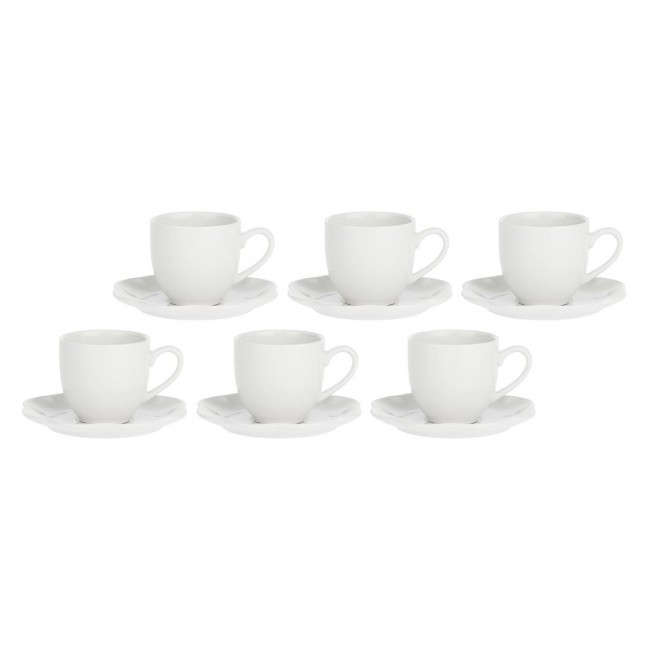 LA PORCELLANA BIANCA VILLADEIFIORI Set of 6 coffee cups with saucer 85 ml LA PORCELLANA BIANCA VILLADEIFIORI Set of 6 coffee cups with saucer 85 ml