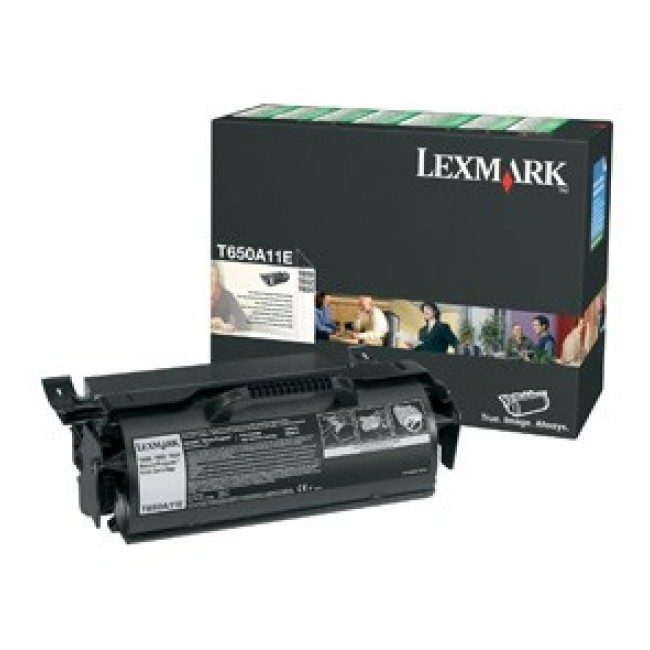 Lexmark Toner T650A11E cartridge 1 pc(s) Original Black Lexmark Toner T650A11E cartridge 1 pc(s) Original Black