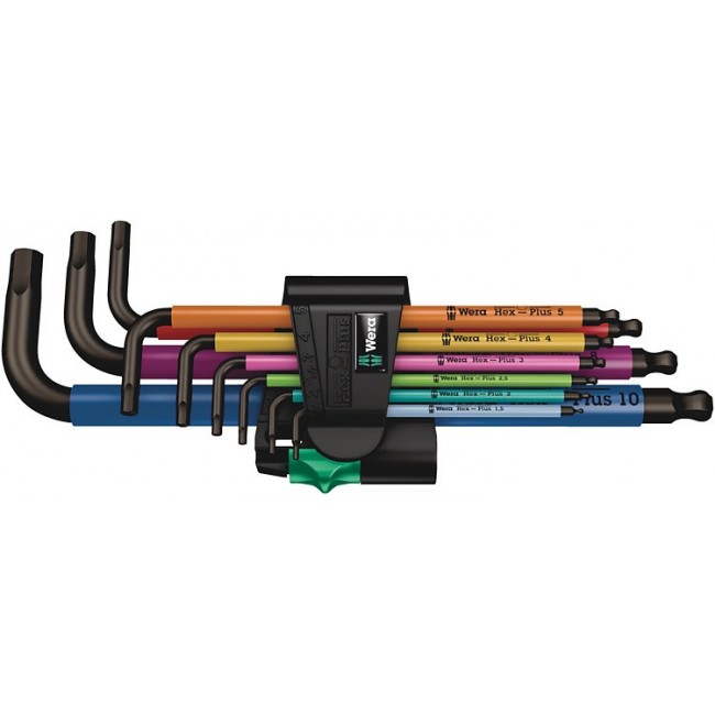 Wera 950/9 L-shaped hex key Metric 9 pc(s) Wera 950/9 L-shaped hex key Metric 9 pc(s)