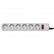 Gembird SPG6-B-10C Surge protector, 6 Schuko sockets, 3m, grey Gembird SPG6-B-10C Surge protector, 6 Schuko sockets, 3m, grey