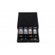 Equip Cash Register Drawer for Point of Sale (POS) System, 4 Bill/8 Coin Compartments, Removable Coin Slots, RJ11 connector