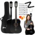 SUPRIMO CGS2 BK gitara klasyczna 4/4 czarna do nau