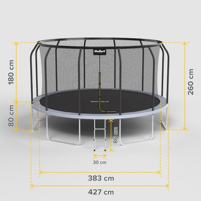 REBEL ACTIVE TRAMPOLINE PRO 14FT/427CM