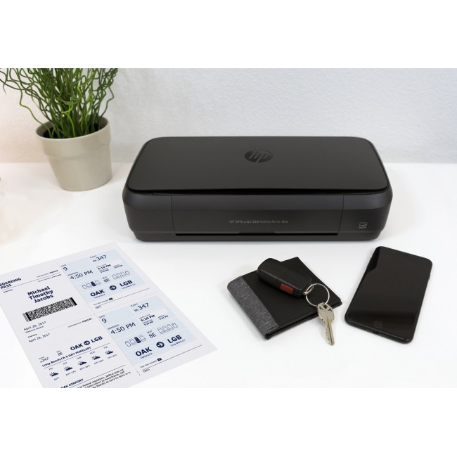 HP OfficeJet Mobile 250 Wireless All-in-One Color Printer, Copier, Scanner
