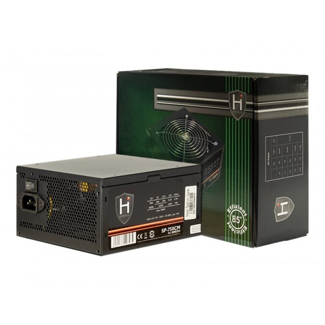 Inter-Tech HiPower SP-750CM power supply unit 750 W 20+4 pin ATX ATX Black