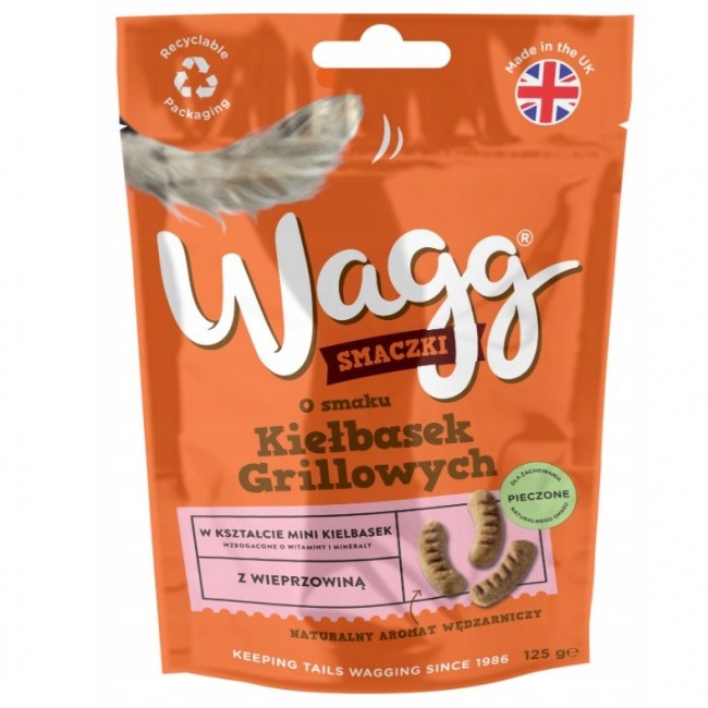 WAGG Treats Grilling sausages - dog treat - 125g WAGG Treats Grilling sausages - dog treat - 125g