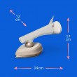 Philips GC213/10 iron 1800 W White, Nougat