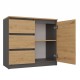 Topeshop COSTA ANT/ART BA KPL chest of drawers