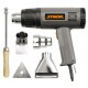 STHOR 1500W HEAT GUN WITH ACCESSORIES 79328 STHOR 1500W HEAT GUN WITH ACCESSORIES 79328