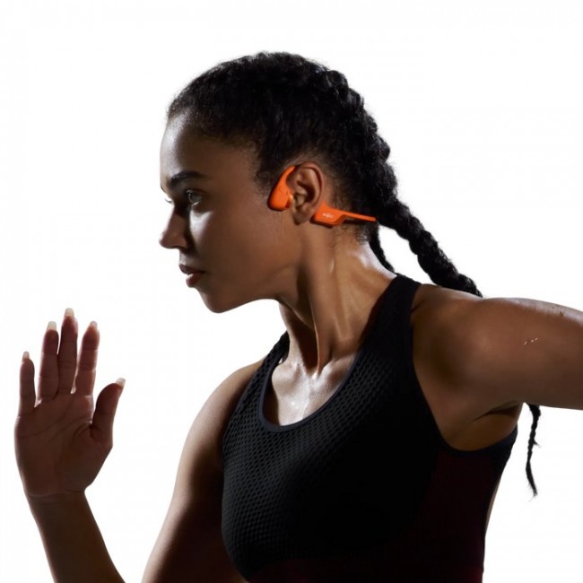 SHOKZ OpenRun Pro 2 Mini Headset Wireless Ear-hook Sports Bluetooth Orange SHOKZ OpenRun Pro 2 Mini Headset Wireless Ear-hook Sports Bluetooth Orange