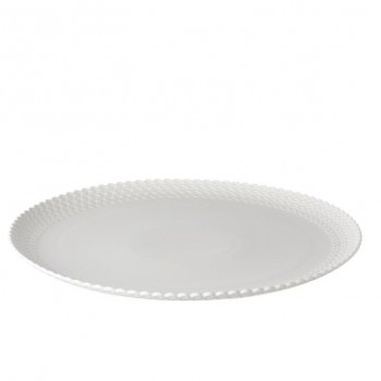 Momenti Large Cake Plate - White, 34 cm