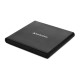 Verbatim External Slimline CD/DVD Writer optical disc drive DVD RW Black Verbatim External Slimline CD/DVD Writer optical disc drive DVD RW Black