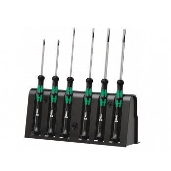 Wera 2035/6 A Screwdriver set and rack for electronic applications