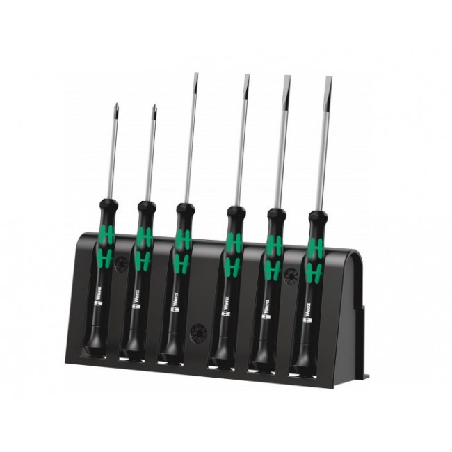 Wera 2035/6 A Screwdriver set and rack for electronic applications Wera 2035/6 A Screwdriver set and rack for electronic applications
