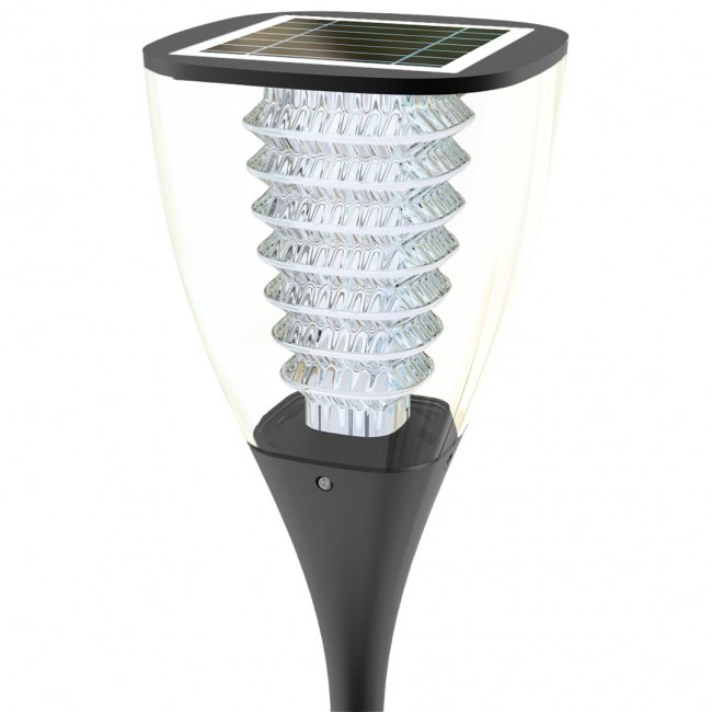 PowerNeed ESL-25H outdoor lighting Outdoor pedestal/post lighting Non-changeable bulb(s) LED Black