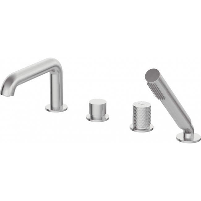 4-hole bathtub faucet with shower set 4-hole bathtub faucet with shower set