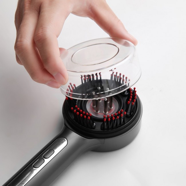 Regenerating hairbrush massager for hair and scalp MT6537 Regenerating hairbrush massager for hair and scalp MT6537