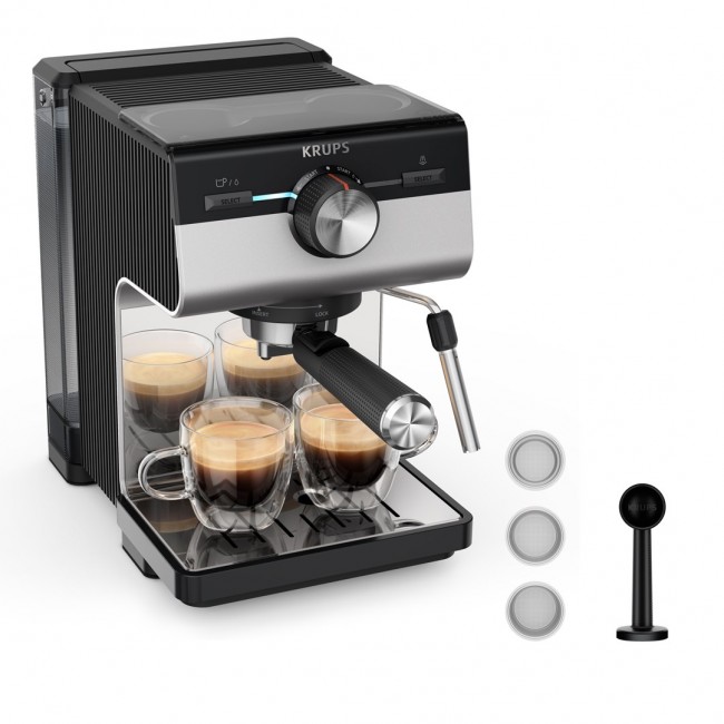 Krups Authentic+ XP384E10 coffee maker Semi-auto Espresso machine 2 L Krups Authentic+ XP384E10 coffee maker Semi-auto Espresso machine 2 L