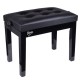 V-TONE AWA 1 BK - height-adjustable piano bench, black
