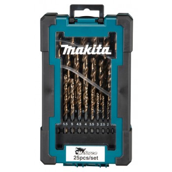 MAKITA ZESTAW WIERTE DO METALU HSS-G M-FORCE 25szt.1-13mm