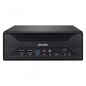 Shuttle XPC slim Barebone XH610 - S1700, Intel H610, 1xDP, 1xHDMI, 1x VGA, 2x COM (RS232), 2x LAN (2.5G and 1G), 1x slim5.25