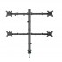 Gembird MA-D4-01 Adjustable desk 4-display mounting arm (rotate, tilt, swivel), 13 -32 , up to 10kg per screen