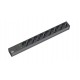 Bachmann 19'' 2m 8x Schuko H05VV-F 3G 1.50mm power extension 8 AC outlet(s) Black
