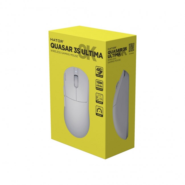 HATOR Quasar 3S Ultima 8K Wireless, White