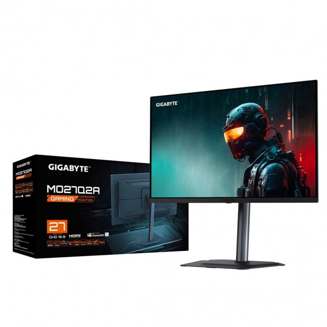 GIGABYTE MO27Q2A 27 OLED 2K QHD Gaming Monitor - 2560 x 1440, 280Hz, 0.03ms, 250 cd/m , FreeSync Premium Pro, DisplayHDR True Black 400, HDMI 2.1, Displayport 1.4