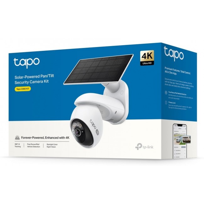 TP-Link Tapo C660 KIT - solar-powered outdoor IP surveillance camera