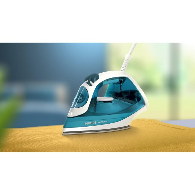 Philips 2000 series DST2020/90 iron Steam iron Ceramic soleplate 2000 W Aqua colour
