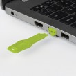 Lindy RJ45 Port Locks Green, 10x + 1 Key