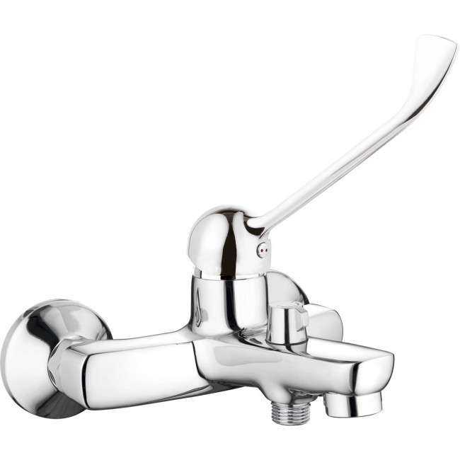 Wall-mounted bath faucet with Clinic lever