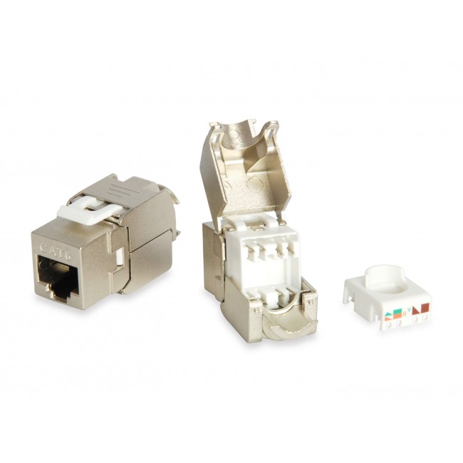 Equip Cat.6 Shielded Keystone Jack Toolfree
