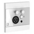 AUDAC WP225/W audio converter Steel, White