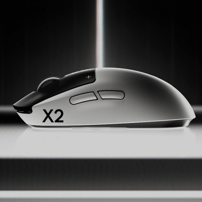 Logitech G PRO X2 SUPERSTRIKE mouse Gaming Right-hand RF Wireless + USB Type-C Optical 44000 DPI