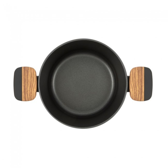 Resto Kitchenware Mon 2.6 L Round Black, Wood Resto Kitchenware Mon 2.6 L Round Black, Wood