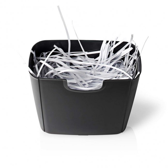 Nedis PASH112BKA4 paper shredder Strip shredding 22 cm Black