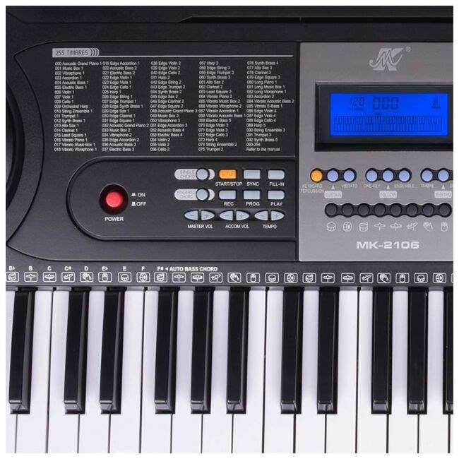 MK 2106 - keyboard with microphone for learning to play, designed for children MK 2106 - keyboard with microphone for learning to play, designed for children