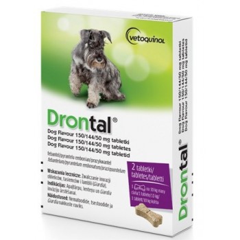 VETOQUINOL Drontal - worming tablets for dogs