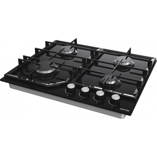 Gorenje GT641KB hob Black Built-in 60 cm Gas 4 zone(s) Gorenje GT641KB hob Black Built-in 60 cm Gas 4 zone(s)