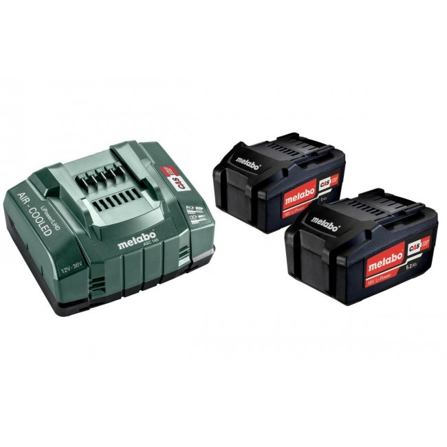 METABO Battery 18V 5.2Ah x2 + charger