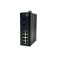LevelOne 10-Port L2 Plus Managed Gigabit Industrial Switch, 8x 1GbE RJ45, 2x 1/2.5GbE SFP, DIN-Rail, -40 C to 75 C