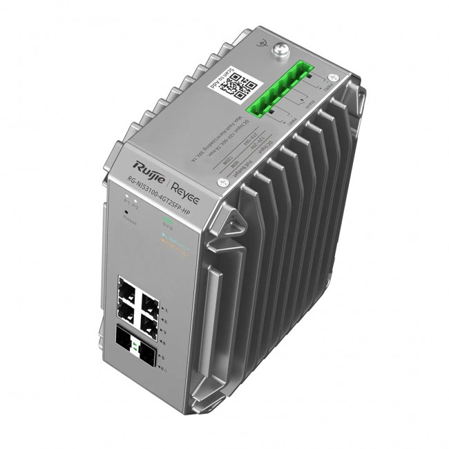 Ruijie Networks RG-NIS3100-4GT2SFP-HP network switch Managed L2 Gigabit Ethernet (10/100/1000) Power over Ethernet (PoE) Grey